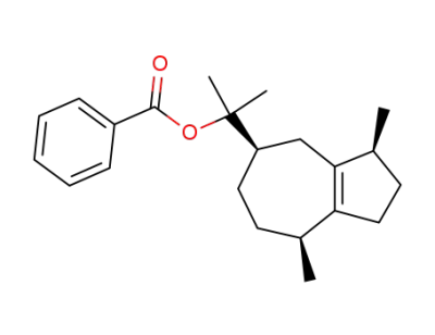 2-[(3S,5R,8S)-3,8-dimethyl-1,2,3,4,5,6,7,8-octahydroazulen-5-yl]-propan-2-yl benzoate