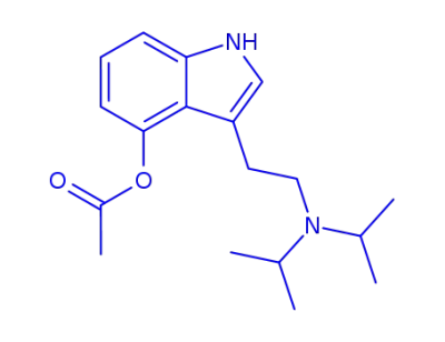 4-acetoxy-3-(N,N-diisopropylaminoethyl)indole