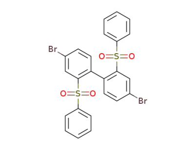 2,2'-bis-benzenesulfonyl-4,4'-dibromobiphenyl