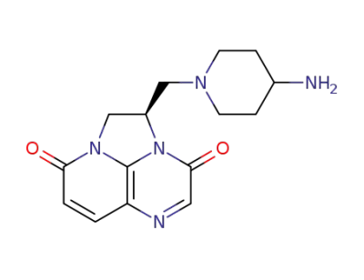 (2R)-2-[(4-amino-1-piperidinyl)methyl]-1,2-dihydro-3H,8H-2a,5,8a-triazaacenaphthylene-3,8-dione