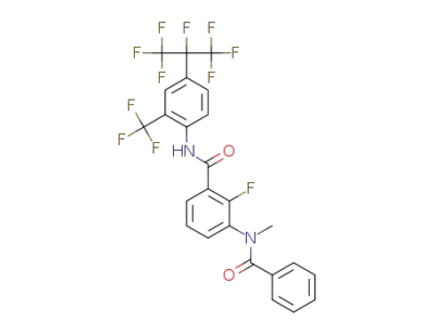 2-fluoro-3-(N-methylbenzamido)-N-(2-(trifluoromethyl)-4-(heptafluoroisopropyl)phenyl)benzamide
