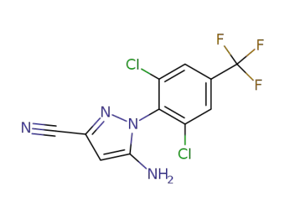 5-amino-3-cyano-1-(2,6-dichloro-4-trifluoromethylphenyl)pyrazole