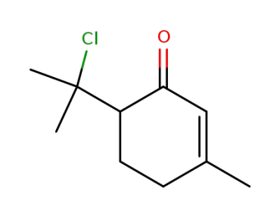 6-(1-chloro-1-methylethyl)-3-methyl-2-cyclohexen-1-one
