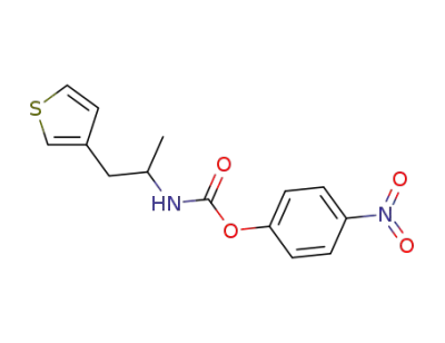 4-nitrophenyl (RS)-[1-(thiophen-3-yl)propan-2-yl]carbamate